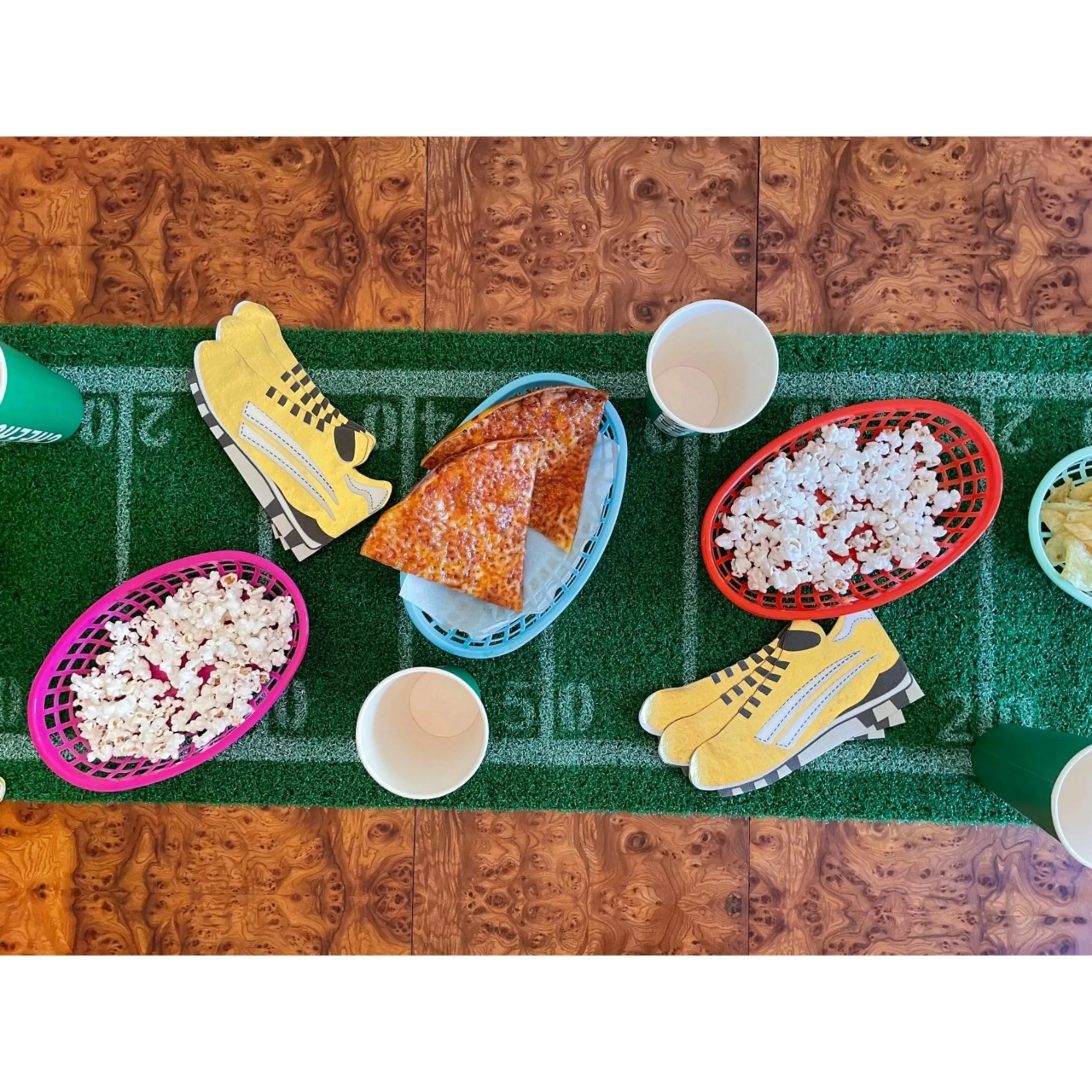 Grass NFL Football Table Runner