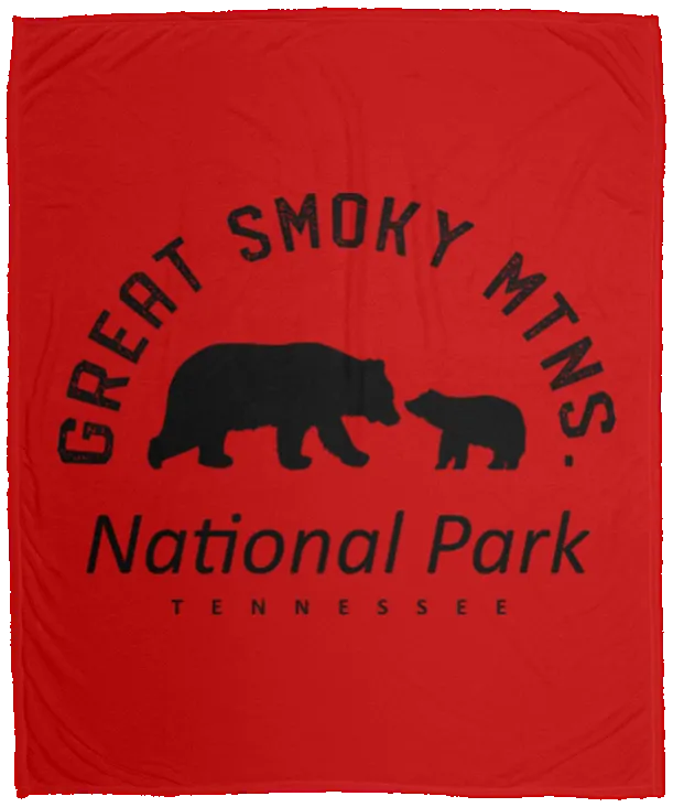 Great Smoky Mtns - Plush Fleece Blanket (50x60)