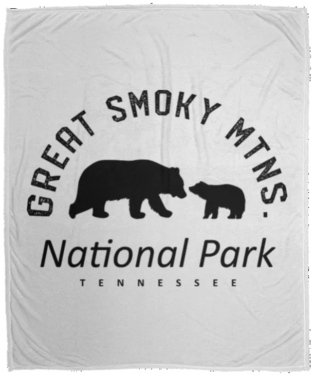 Great Smoky Mtns - Plush Fleece Blanket (50x60)