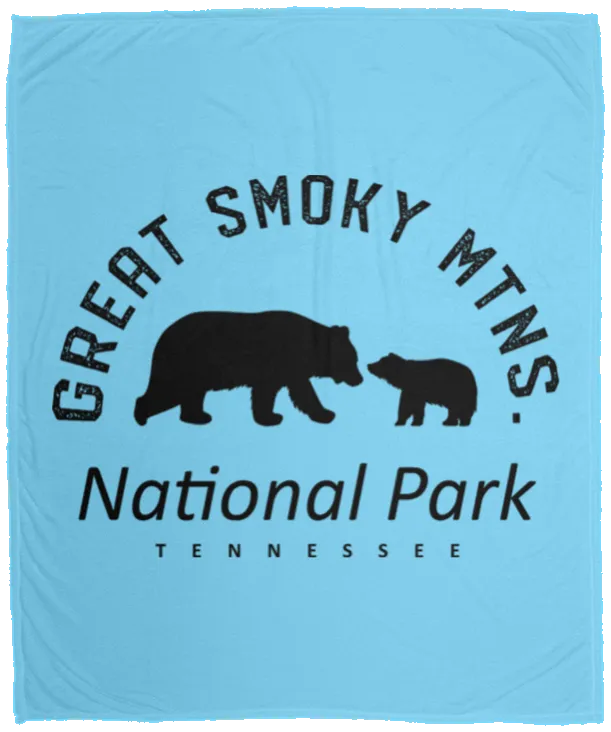 Great Smoky Mtns - Plush Fleece Blanket (50x60)