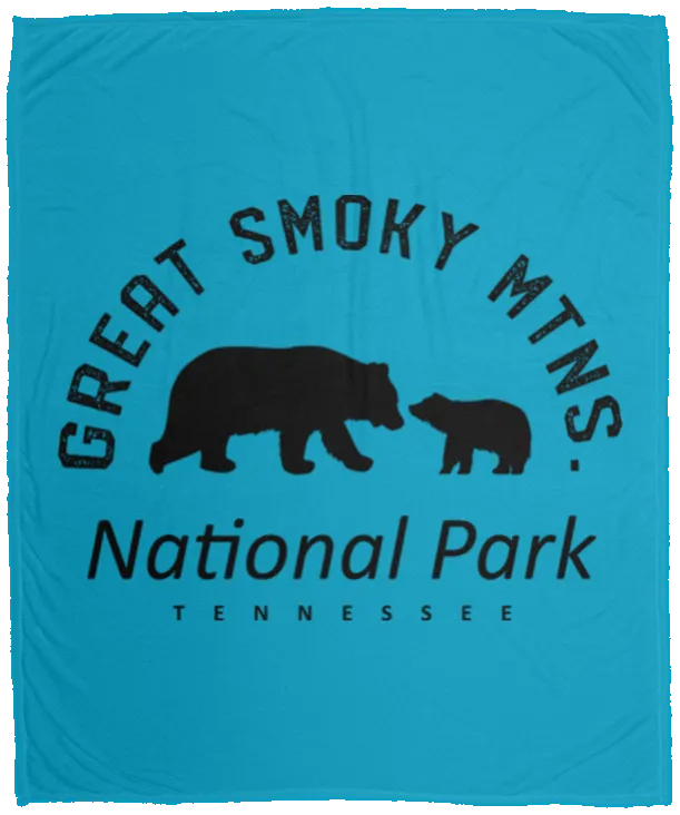 Great Smoky Mtns - Plush Fleece Blanket (50x60)