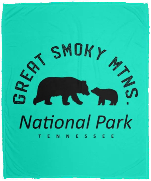 Great Smoky Mtns - Plush Fleece Blanket (50x60)