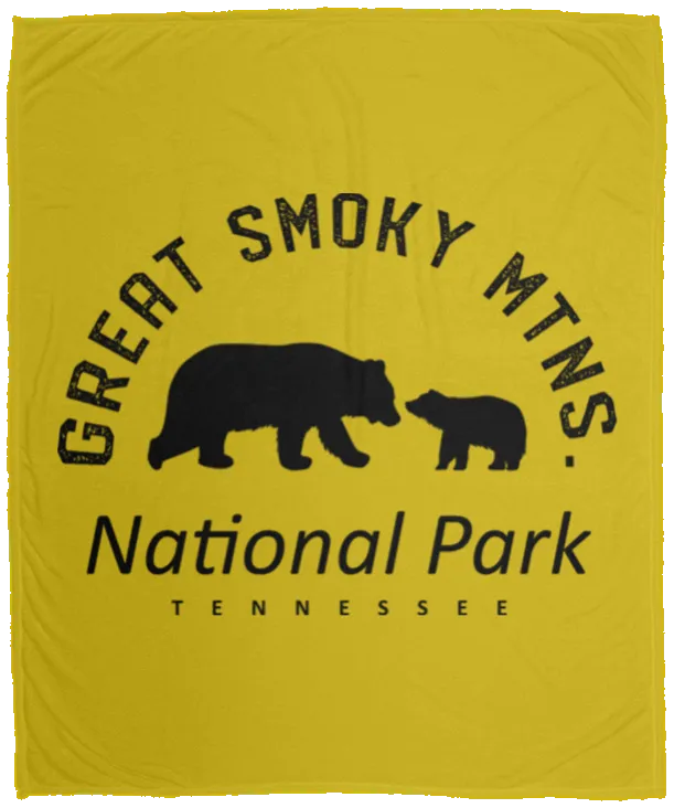 Great Smoky Mtns - Plush Fleece Blanket (50x60)