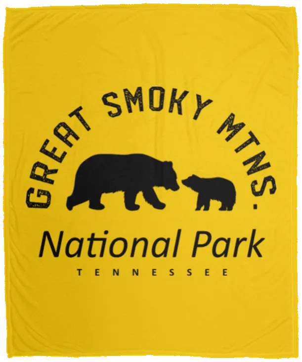 Great Smoky Mtns - Plush Fleece Blanket (50x60)