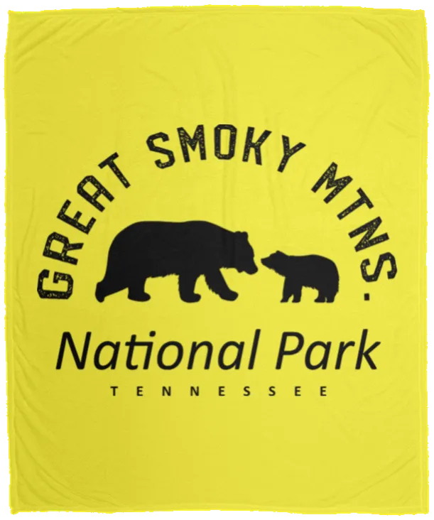 Great Smoky Mtns - Plush Fleece Blanket (50x60)