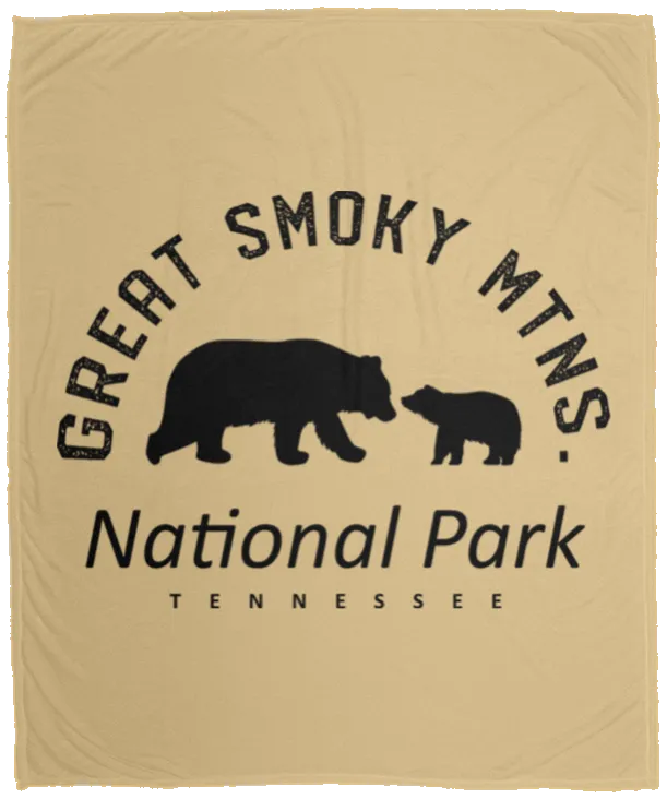 Great Smoky Mtns - Plush Fleece Blanket (50x60)