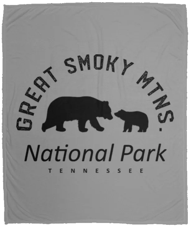 Great Smoky Mtns - Plush Fleece Blanket (50x60)