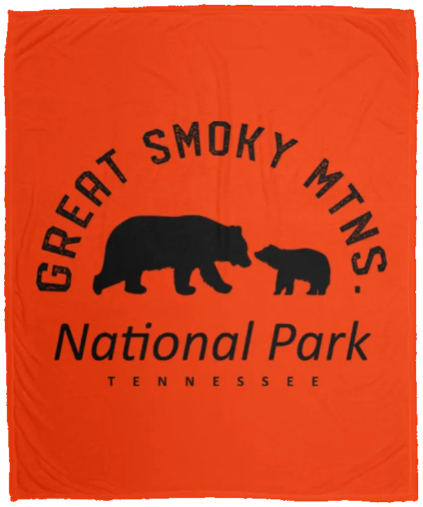 Great Smoky Mtns - Plush Fleece Blanket (50x60)