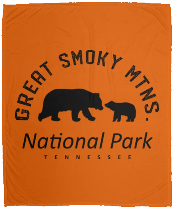 Great Smoky Mtns - Plush Fleece Blanket (50x60)