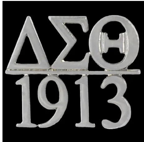 Greek Letters over 1913 Tie Pin