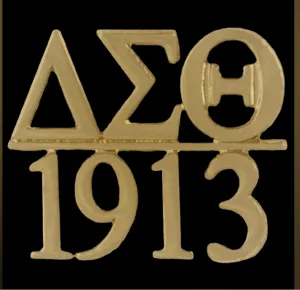 Greek Letters over 1913 Tie Pin