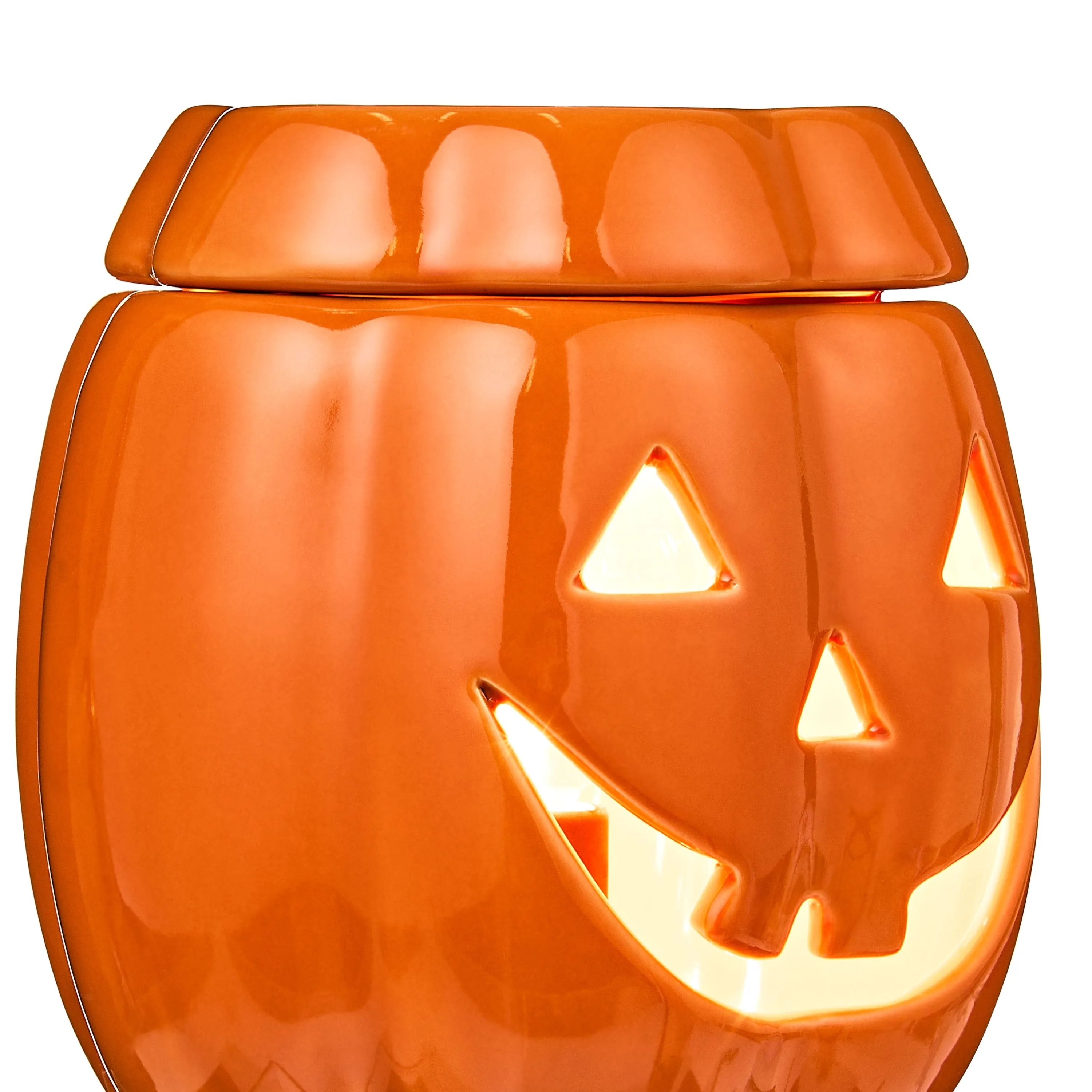 Halloween Orange Ceramic Pumpkin Indoor Electric Wax Warmer