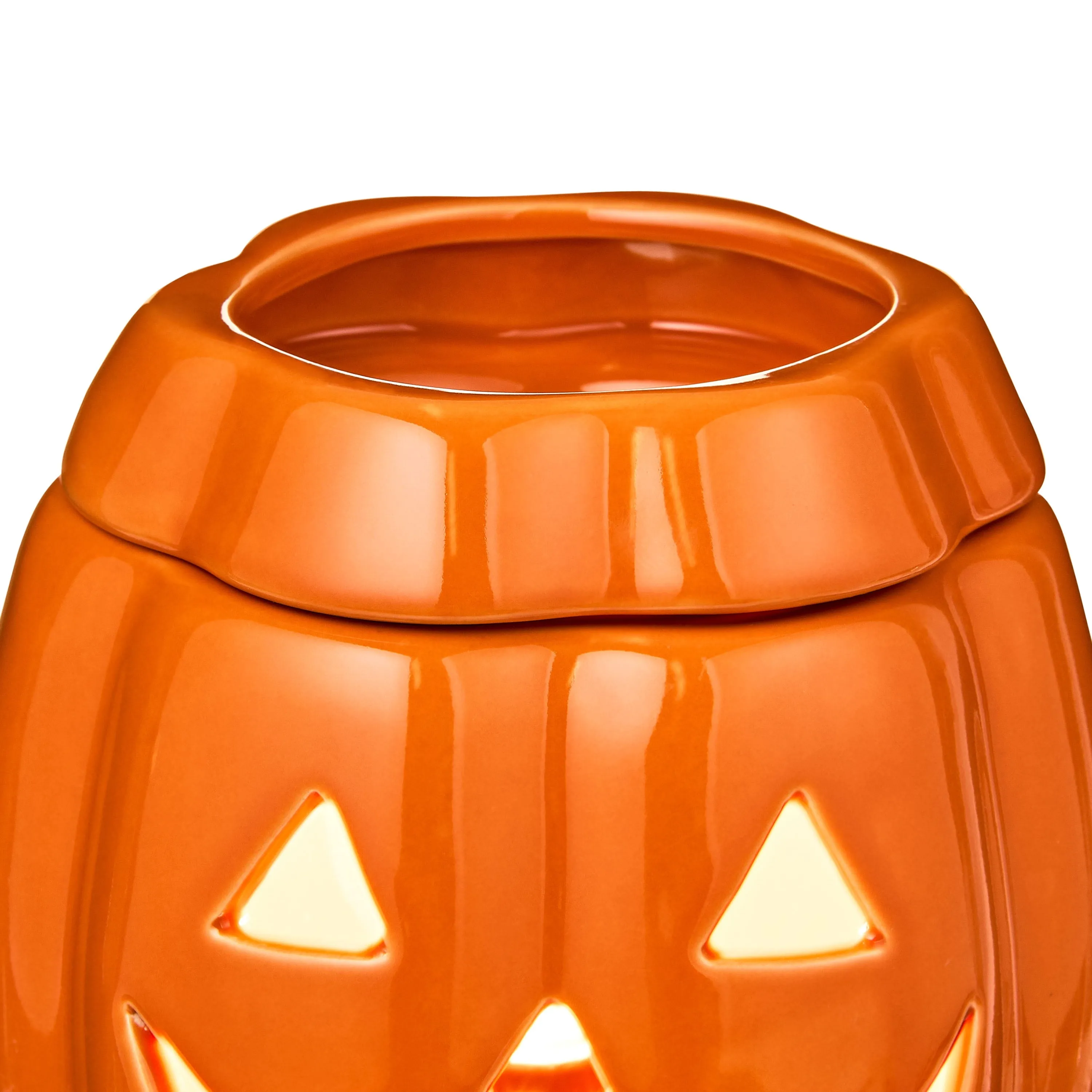 Halloween Orange Ceramic Pumpkin Indoor Electric Wax Warmer
