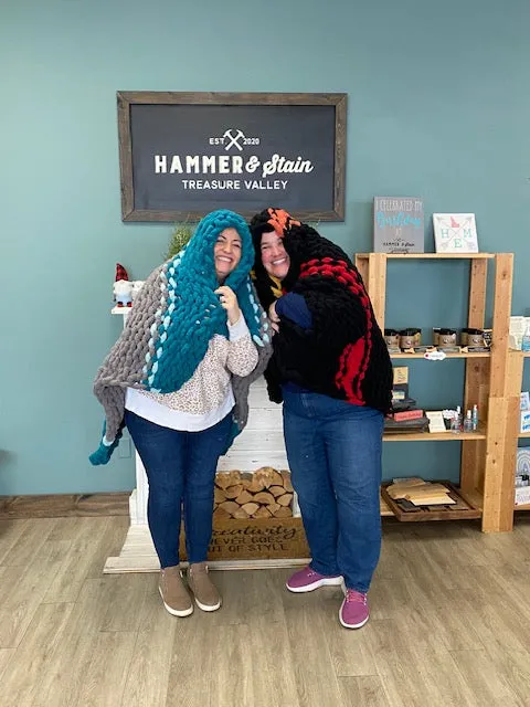 HAND KNIT COZY BLANKETS