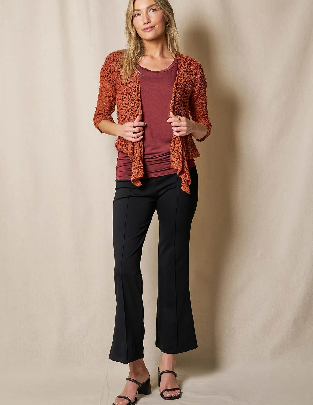 Harvest Hues: Cozy Bamboo Knit Ensemble