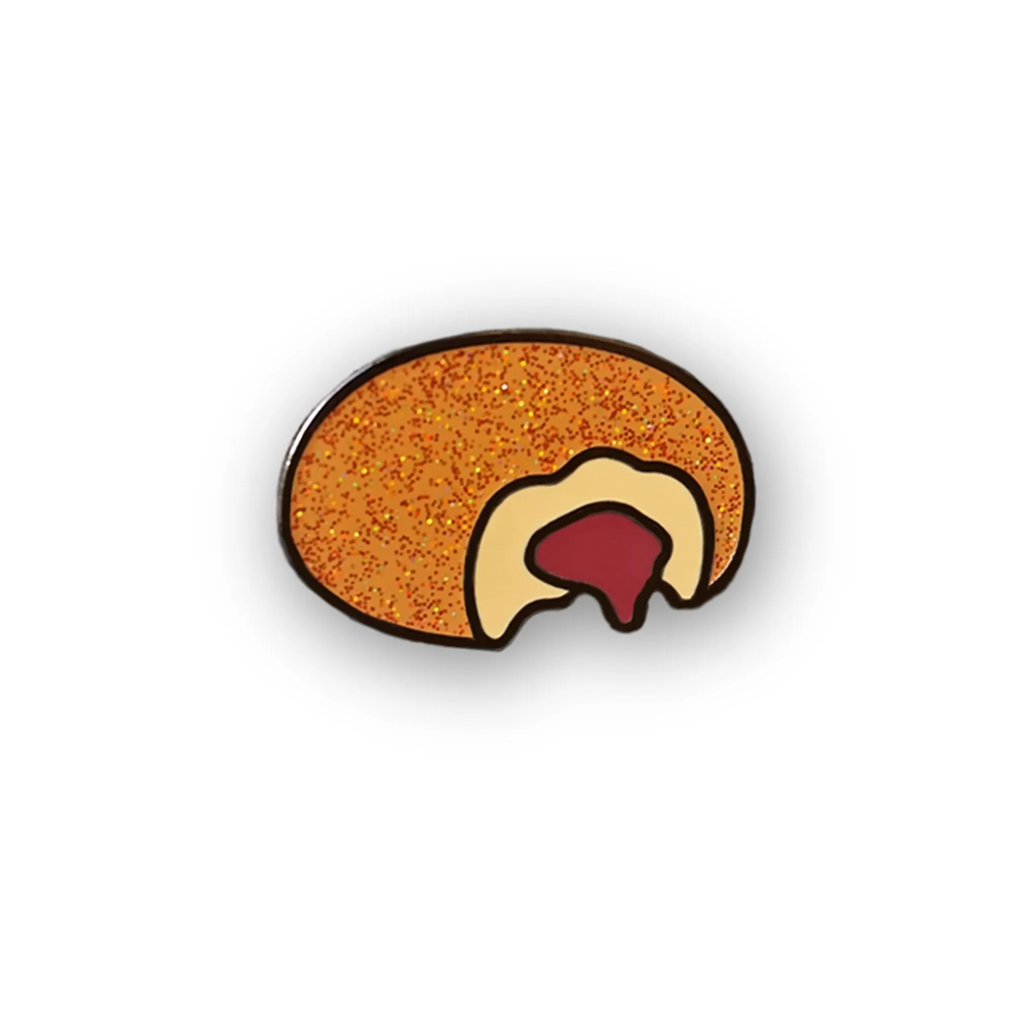 Hawaii: Malasada Donut (Guava) Lapel Enamel Pin