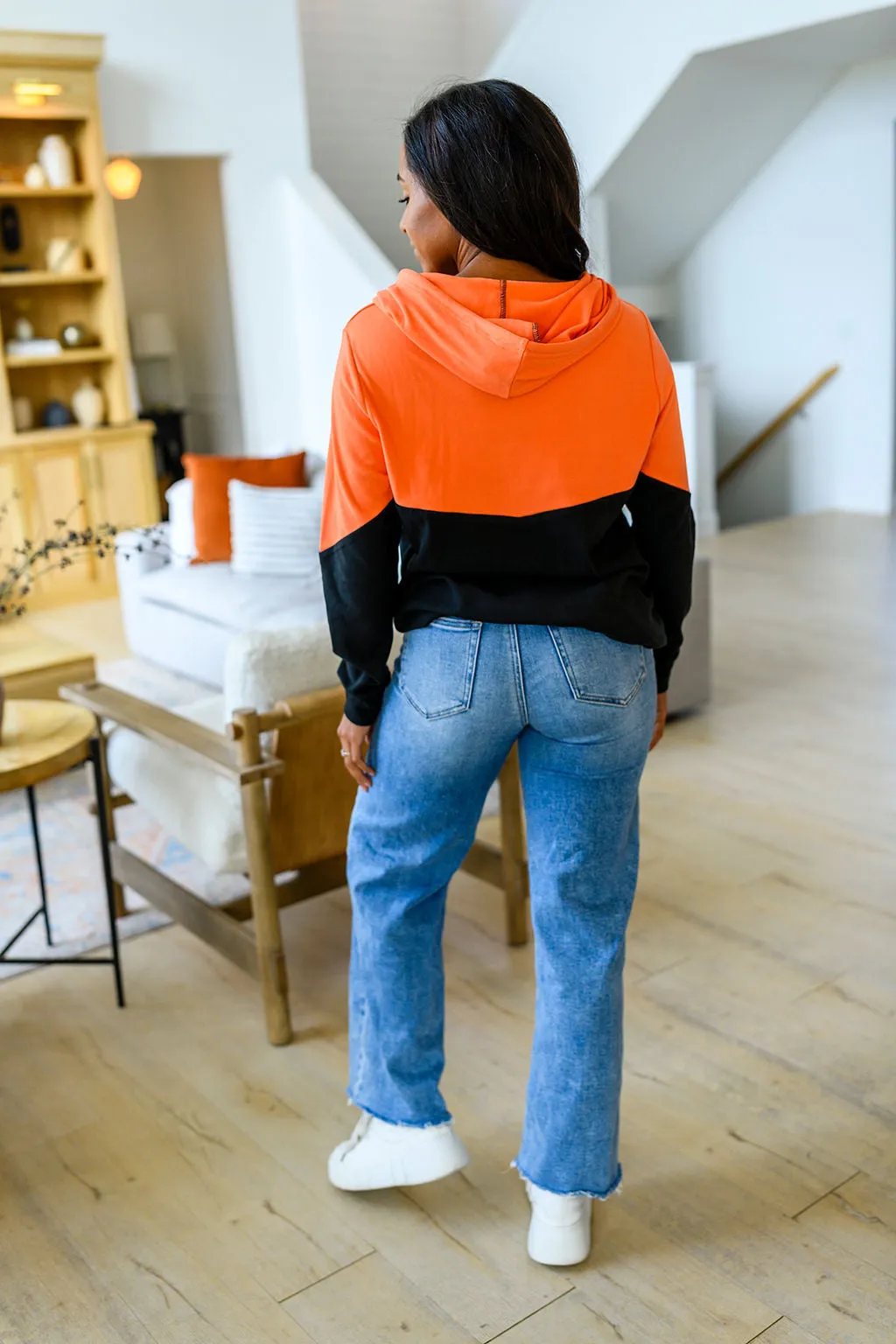 Hazel Blues® |  Tara Color Block Hoodie in Three Colors