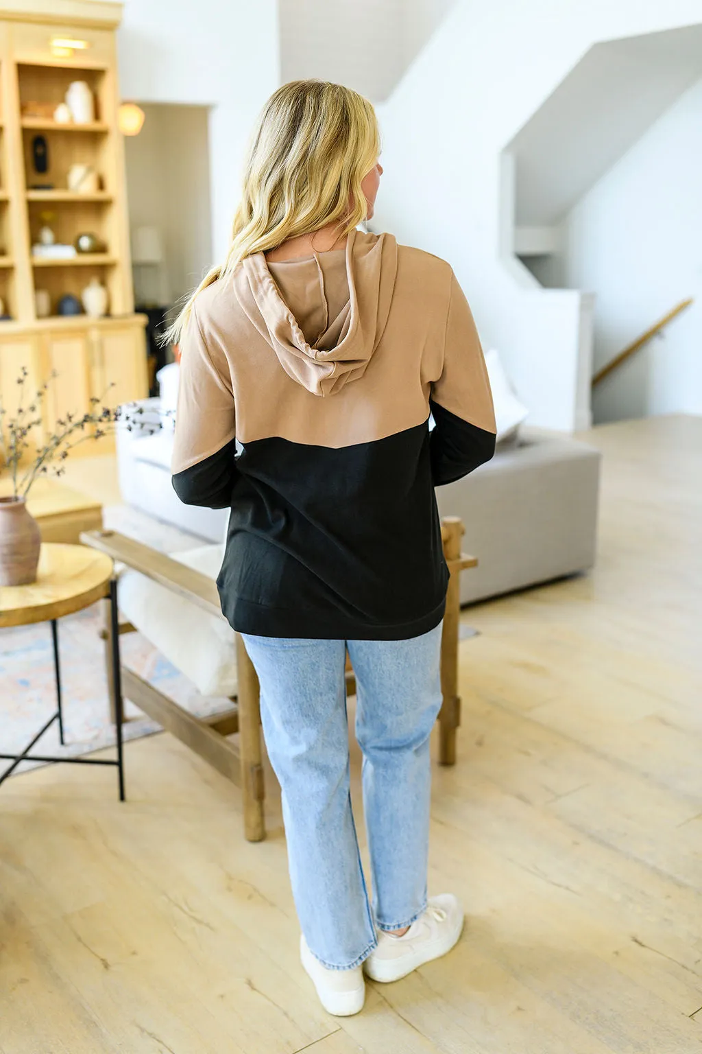 Hazel Blues® |  Tara Color Block Hoodie in Three Colors