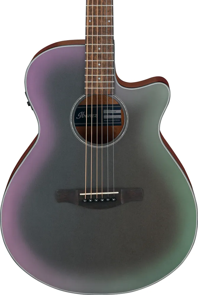 Ibanez AEG50 Black Aurora Burst Matte Electro Acoustic Guitar