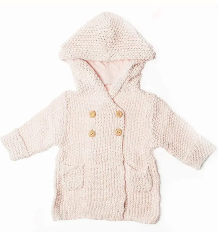 Infant's Crochet Knit Hoodie