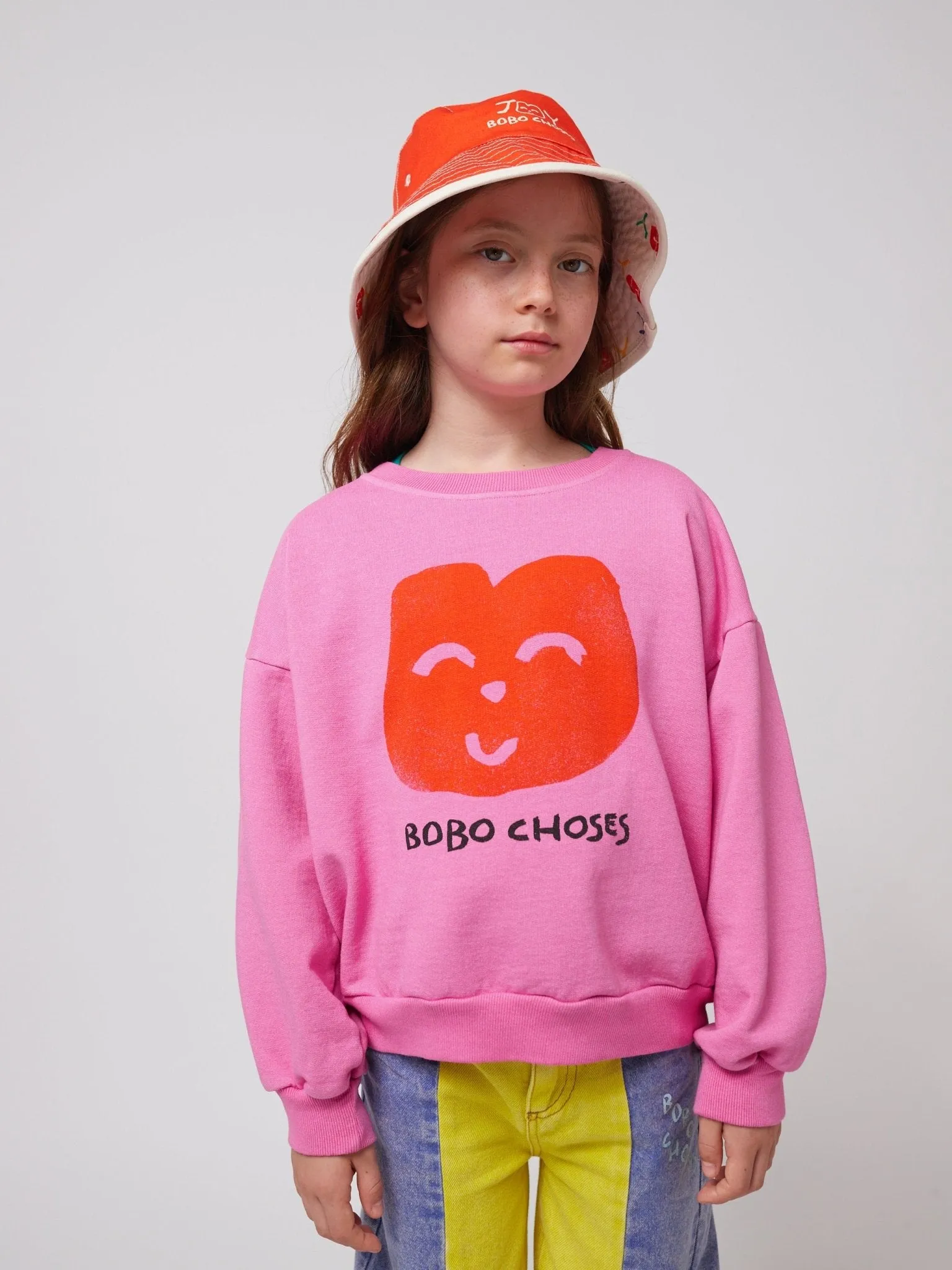 Joyful Face Sweatshirt by Bobo Choses