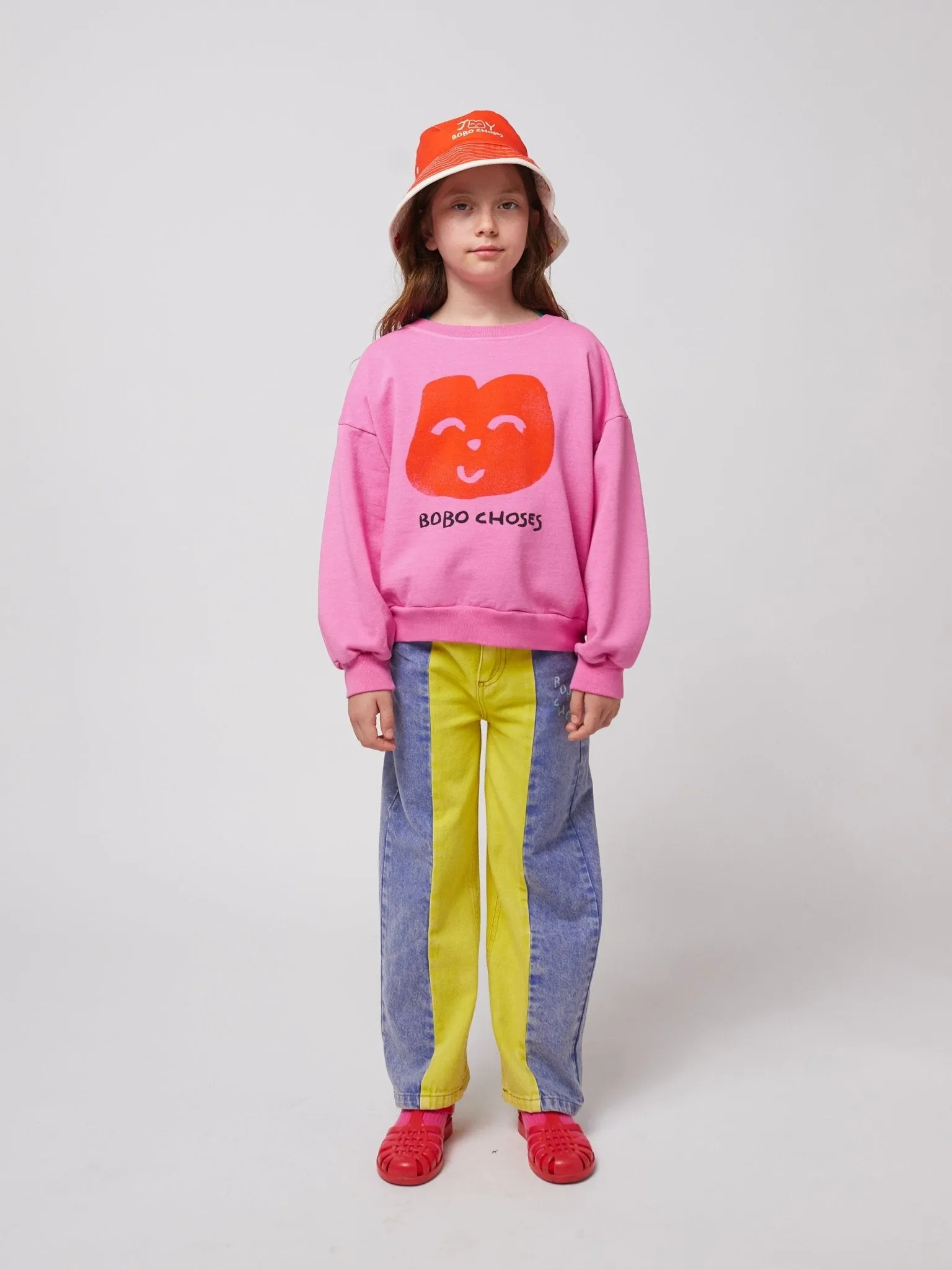 Joyful Face Sweatshirt by Bobo Choses
