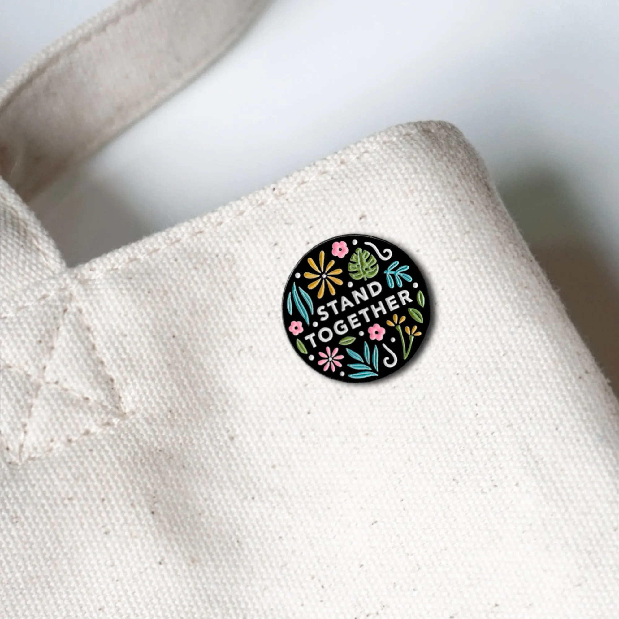 Kela Designs: Stand Together Enamel Pin