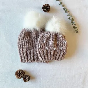 Knit Pom Pom Toque