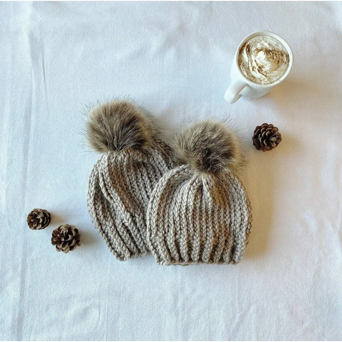 Knit Pom Pom Toque