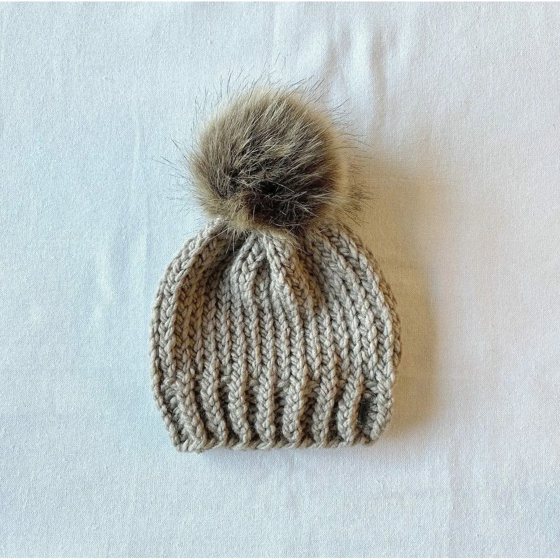 Knit Pom Pom Toque