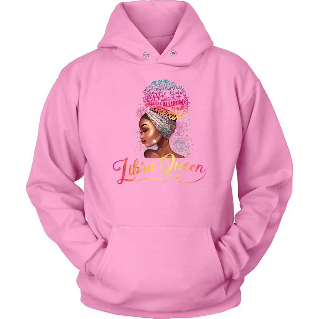 Libra Queen | Birthday Hoodie | Gifts for Her | October Birthday | Zodiac