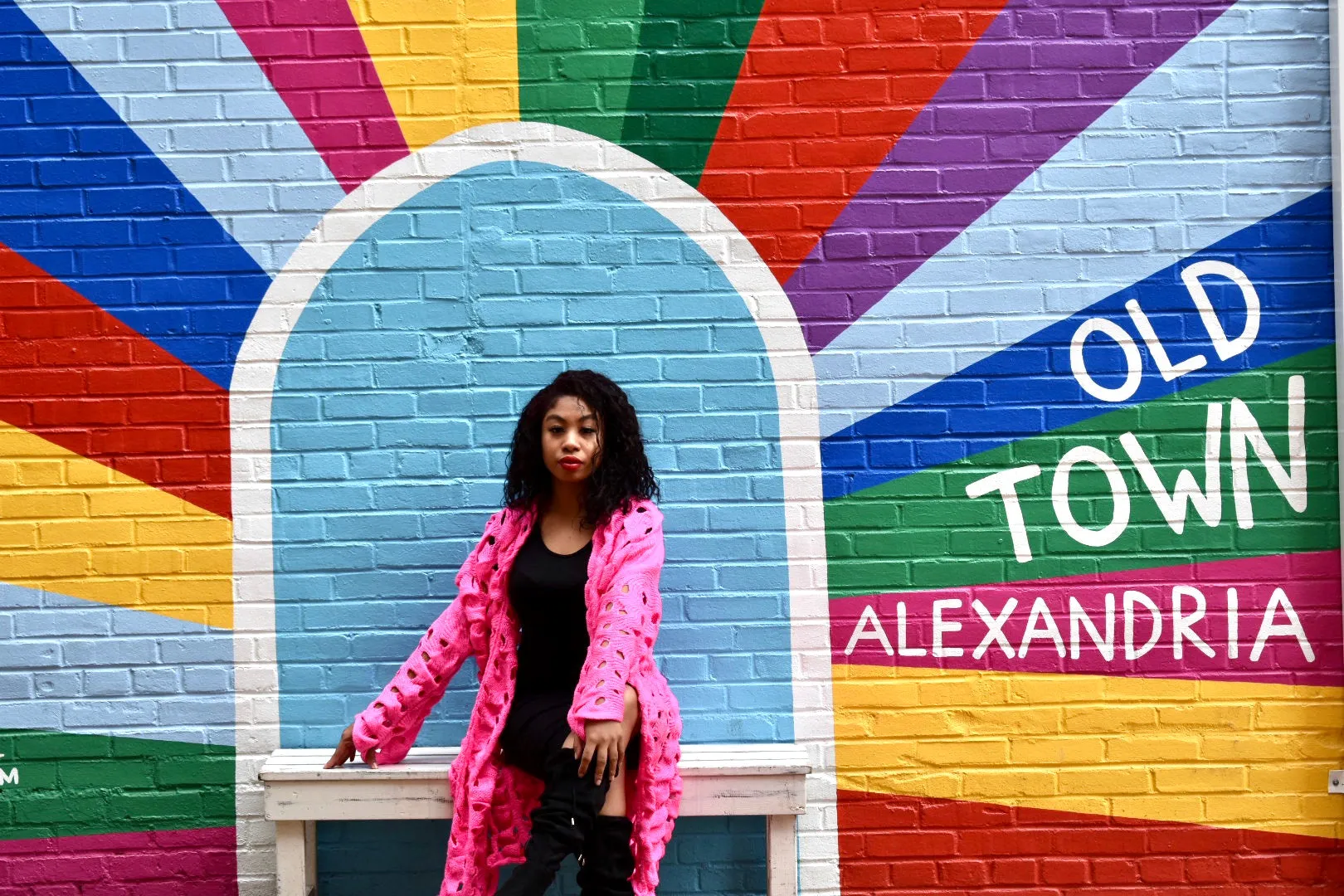 Lock and Key Oversized Pink Cardigan