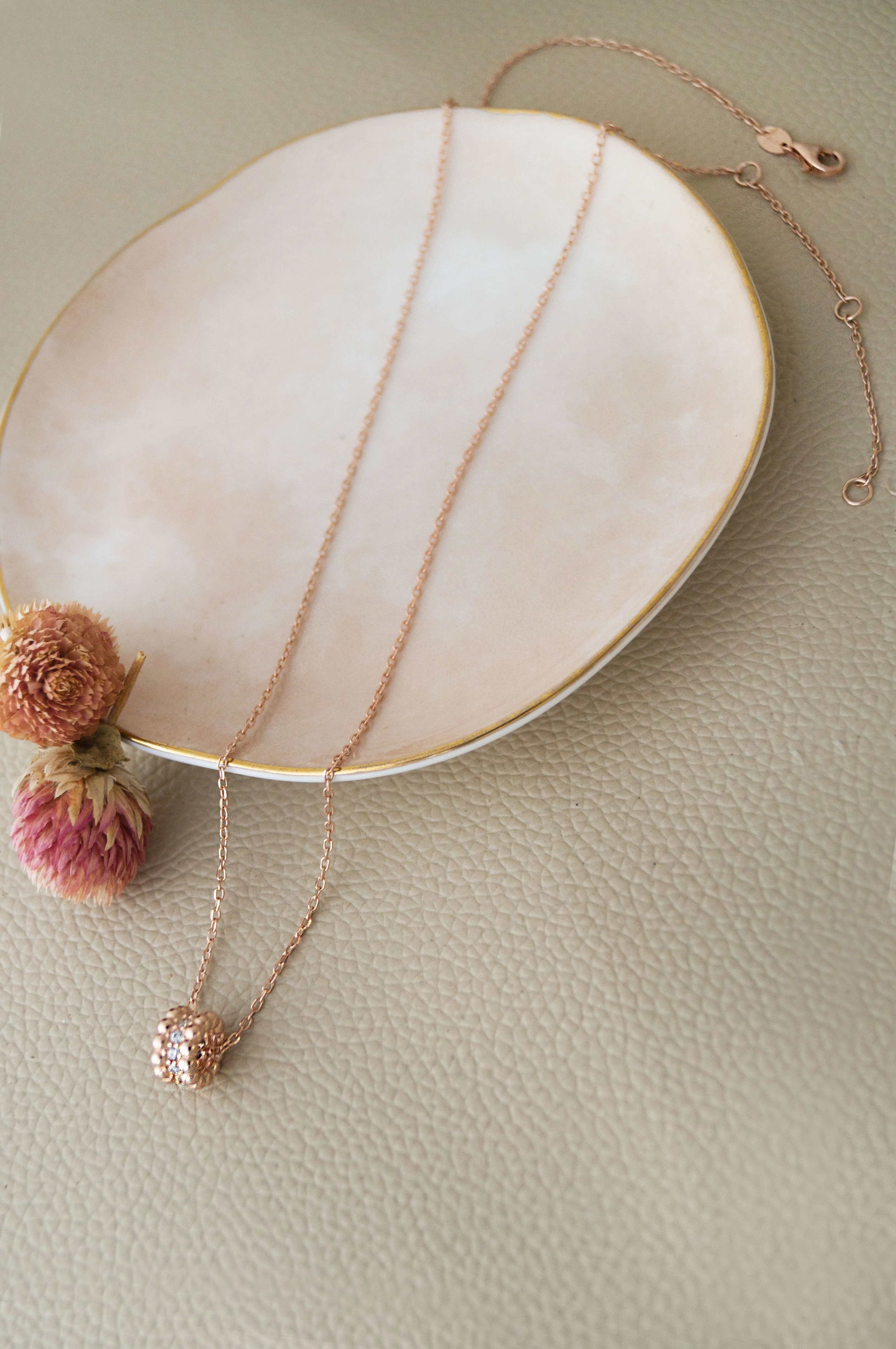 Loop Around Sterling Silver Chain Necklace