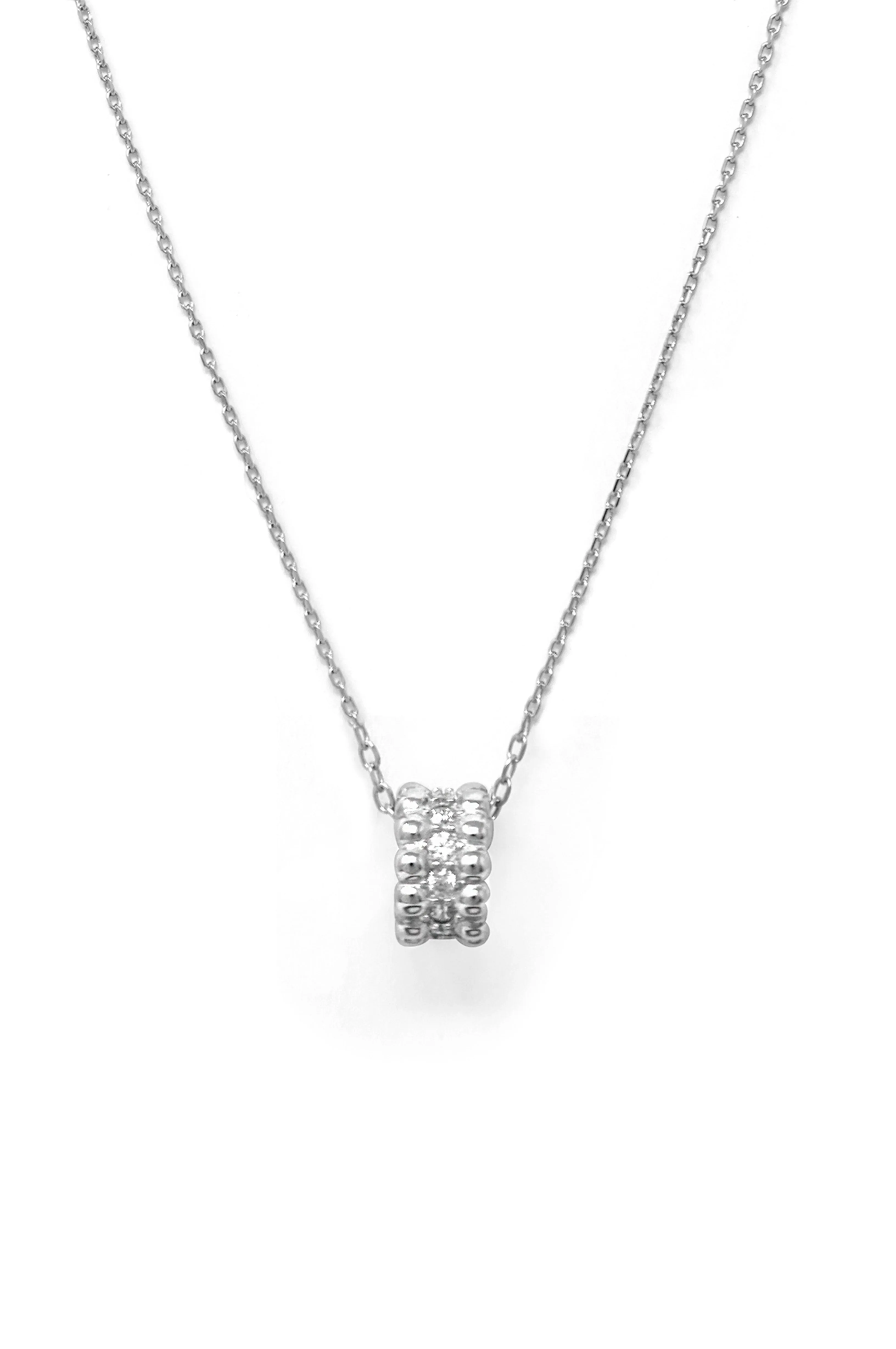 Loop Around Sterling Silver Chain Necklace