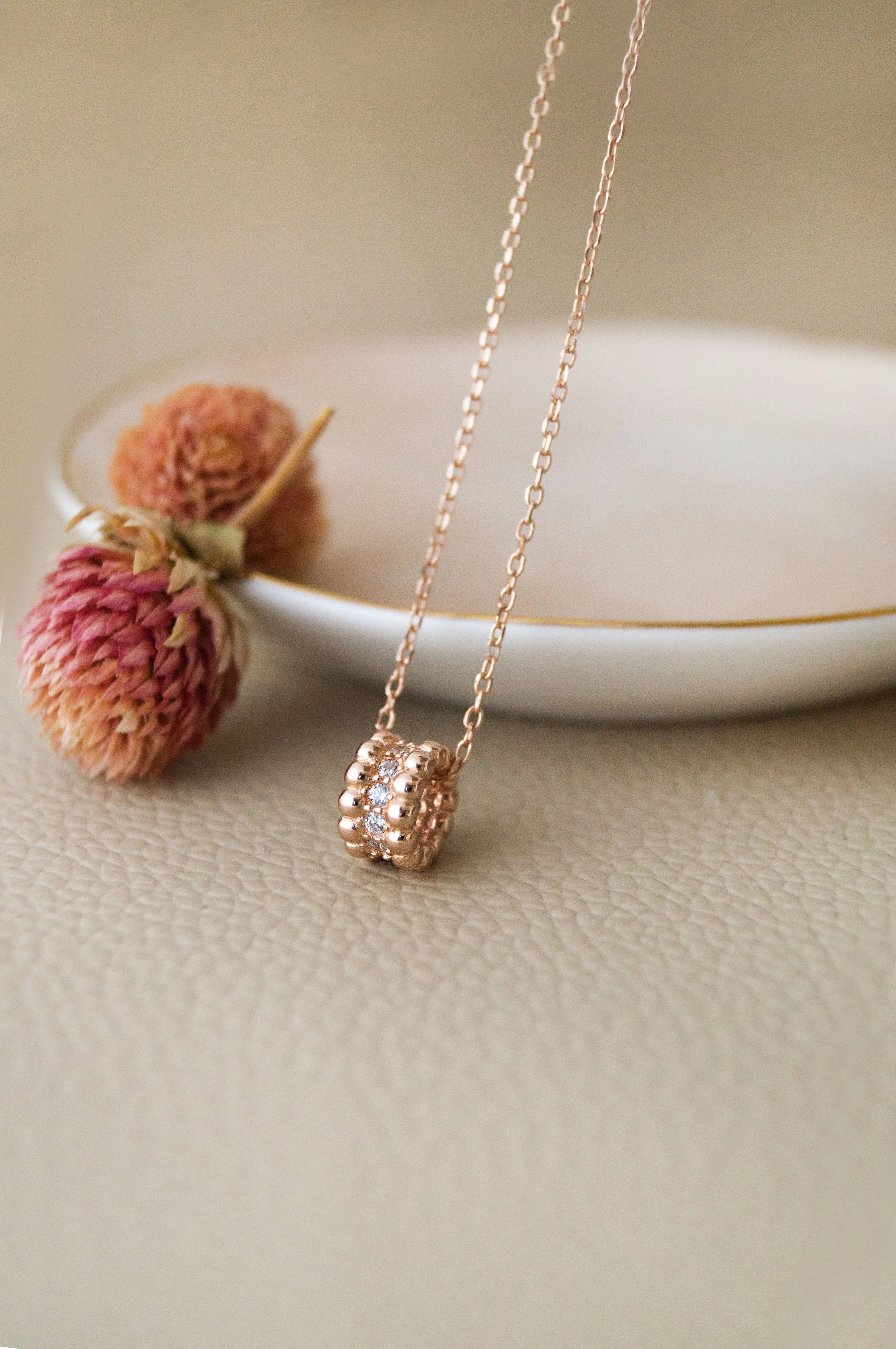 Loop Around Sterling Silver Chain Necklace