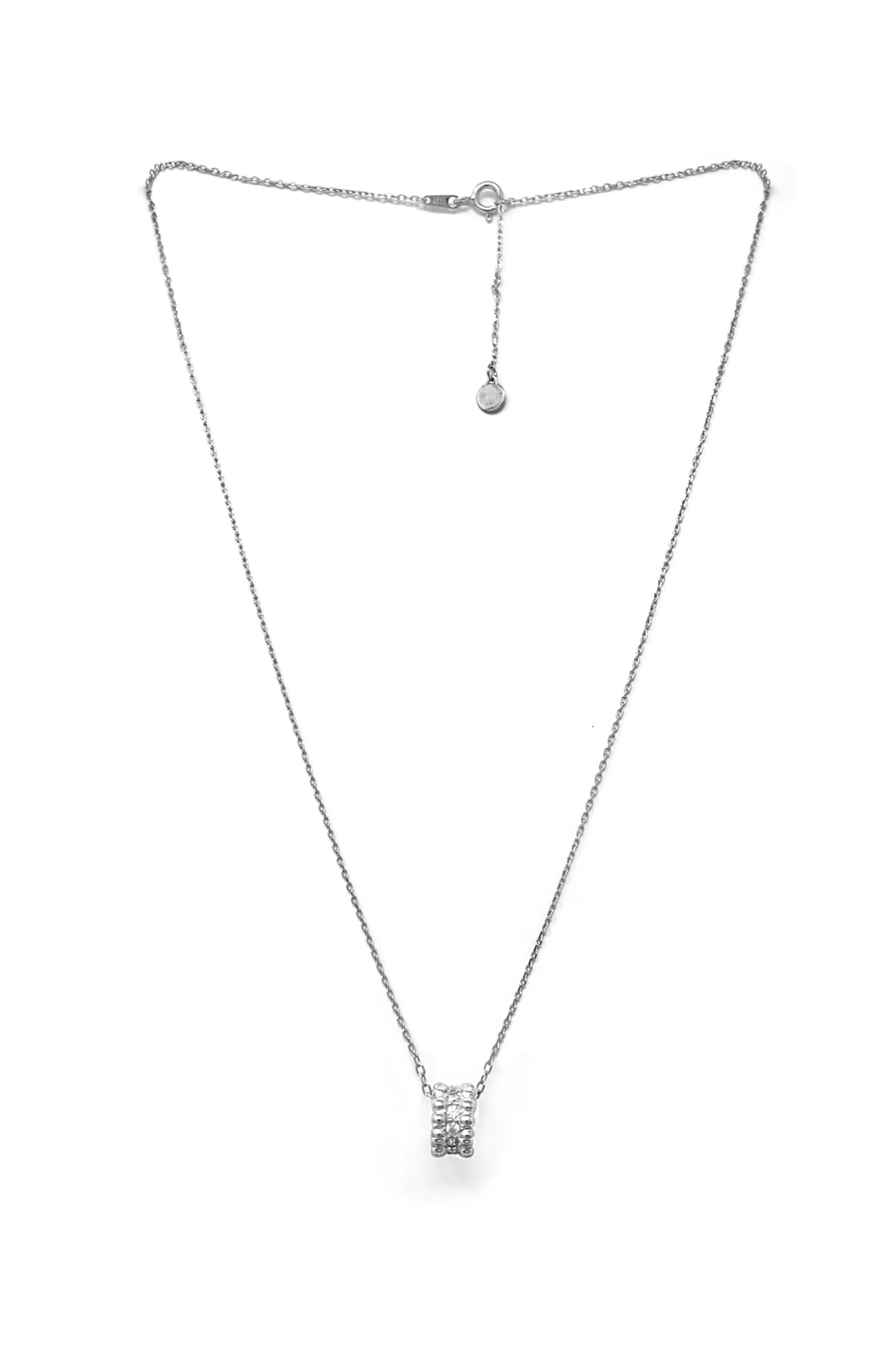 Loop Around Sterling Silver Chain Necklace