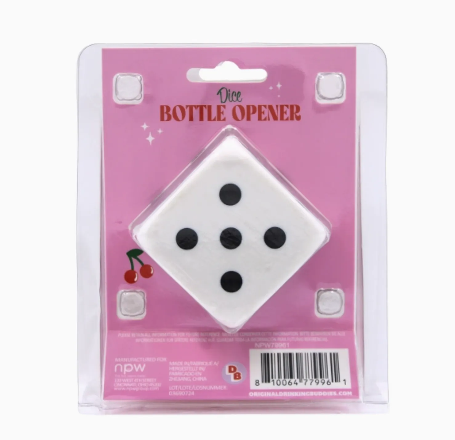 Lucky Dice Bottle Opener