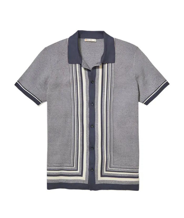 Marine Layer Ethan Sweater Button Down - India Ink
