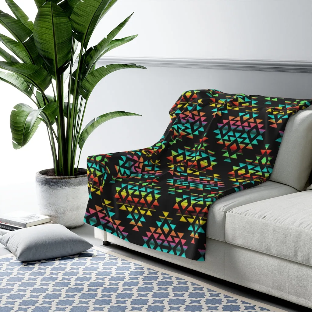 'Mesa'  Sherpa Fleece Blanket