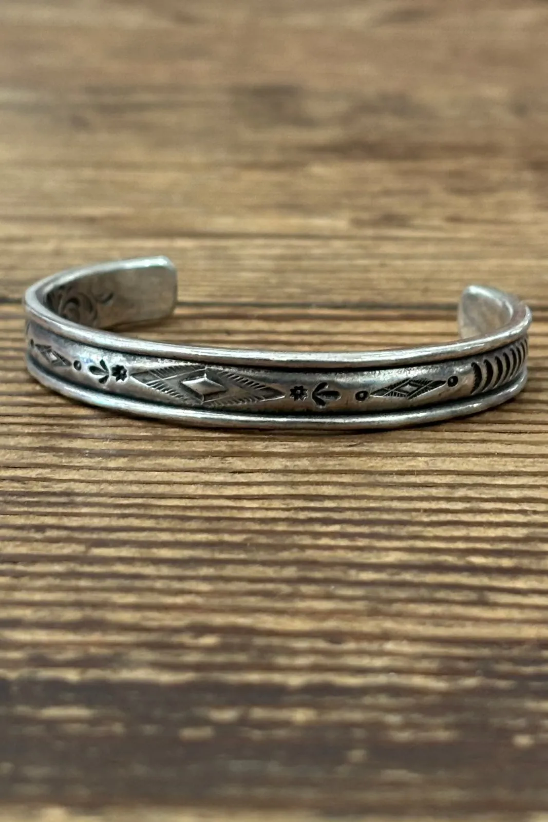 Mt. Hill "Diamond Pattern" Cuff Bracelet