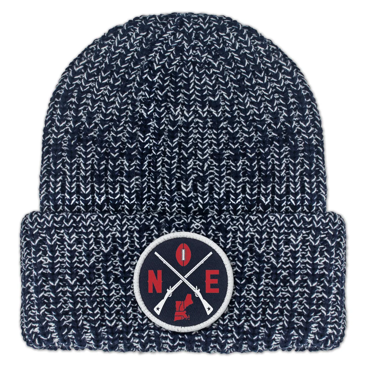 New England Football Emblem Chunky Knit