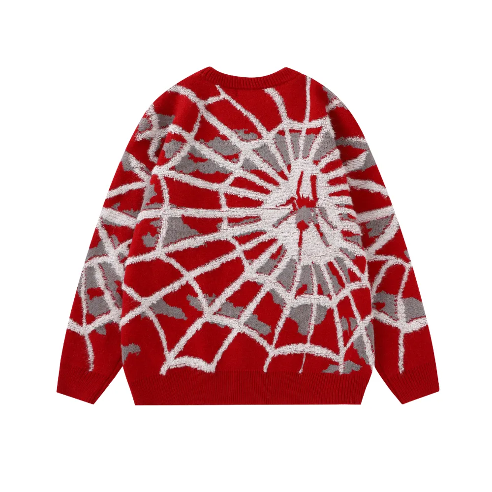 OOC' Cute Spider Web Knit Sweater