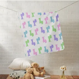 Pastel Doxies Fleece Blanket