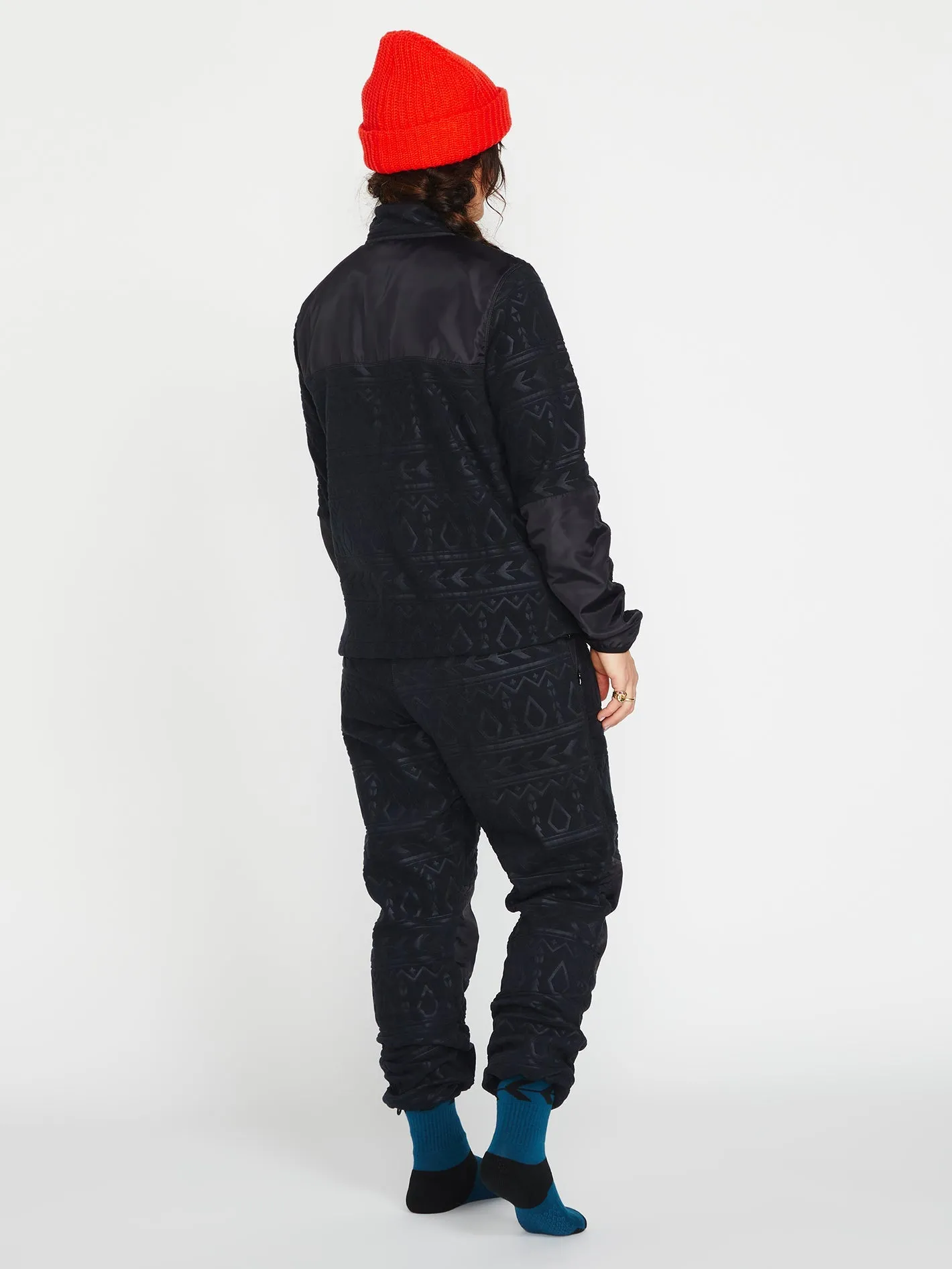 Polar Fleece Sweatshirt - Black