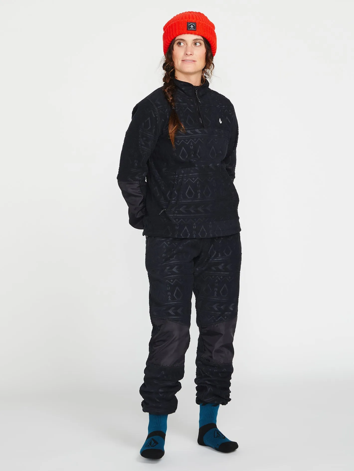 Polar Fleece Sweatshirt - Black
