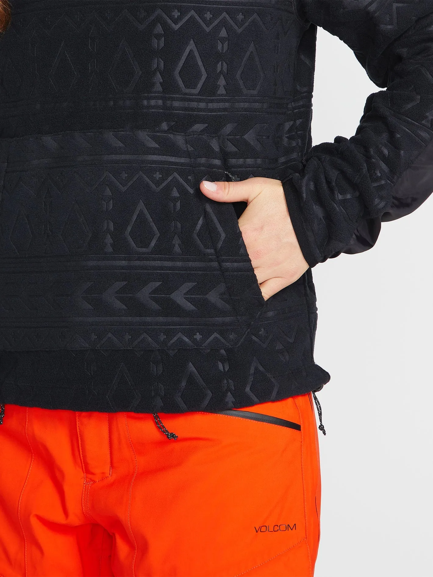Polar Fleece Sweatshirt - Black