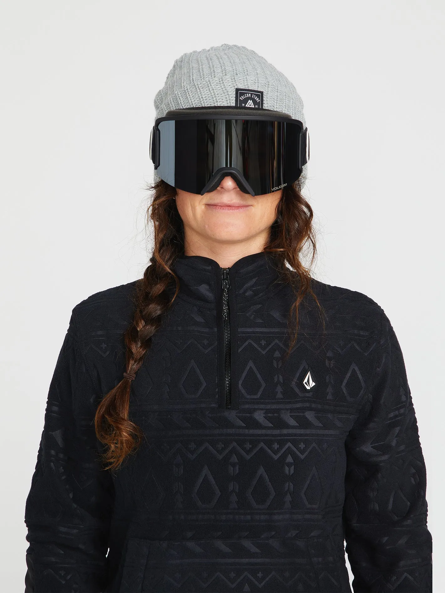 Polar Fleece Sweatshirt - Black