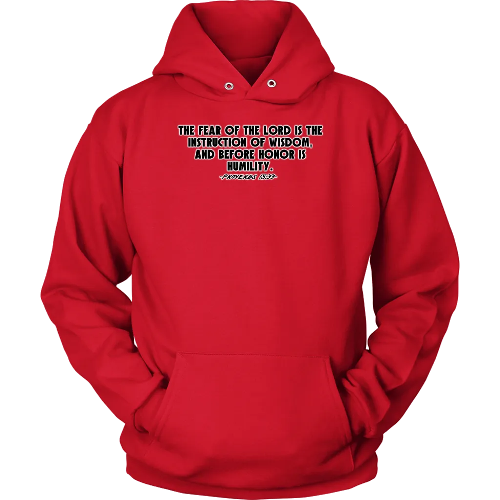 Proverbs 15:33 Unisex Hoodie Part 1