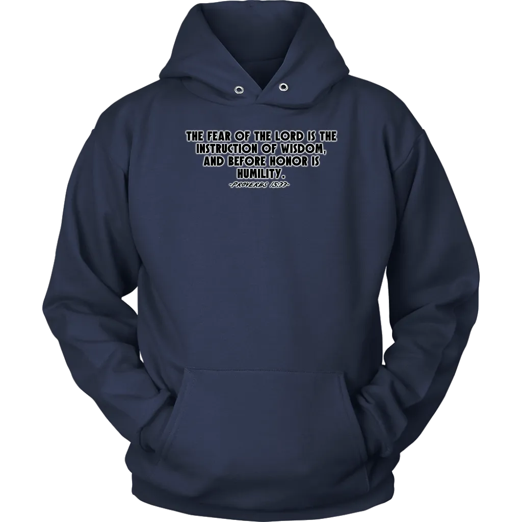 Proverbs 15:33 Unisex Hoodie Part 1