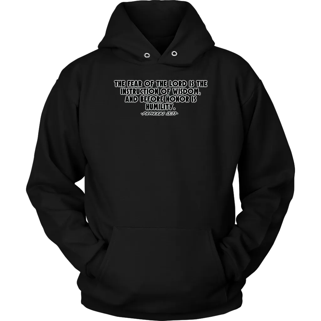 Proverbs 15:33 Unisex Hoodie Part 1
